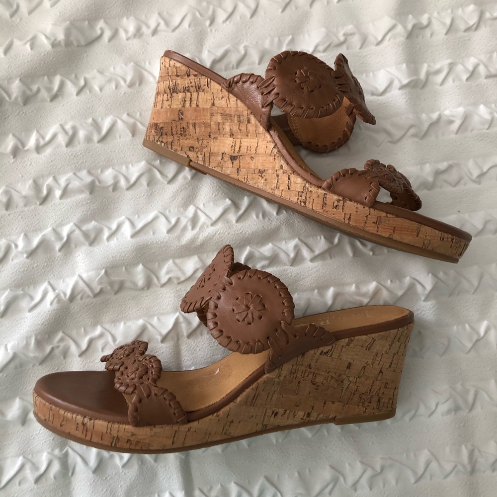 NWOT Jack Rogers Lauren Mid Wedge - Size 7